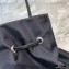 Balenciaga Wheel S Drawstring Bucket Bag Nylon Black