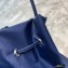 Balenciaga Wheel S Drawstring Bucket Bag Nylon Navy Blue