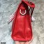 Balenciaga Classic City Medium Bag with Logo Strap Red