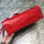 Balenciaga Classic City Medium Bag with Logo Strap Red