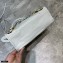 Balenciaga Classic City Mini Bag Crocodile Embossed Calfskin White/Gold