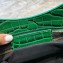 Balenciaga Classic City Small Bag Crocodile Embossed Calfskin Green/Gold