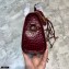 Balenciaga Classic City Mini Bag Crocodile Embossed Calfskin Burgundy/Gold