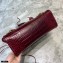 Balenciaga Classic City Small Bag Crocodile Embossed Calfskin Burgundy/Gold