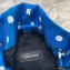 Balenciaga Wheel XS Drawstring Bucket Bag Nylon Polkadots Blue