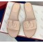 Valentino VLogo Signature Slide Sandals Nude Pink 2021