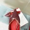 Valentino Chain Detail Ballerina Flats Burgundy 2021