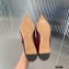 Valentino Chain Detail Ballerina Flats Burgundy 2021