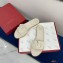 Valentino VLogo Signature Slide Sandals Creamy 2021