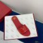 Valentino VLogo Signature Slide Sandals Red 2021