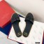 Valentino VLogo Signature Slide Sandals Black 2021