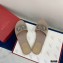 Valentino VLogo Signature Slide Sandals Camel/Crystals 2021