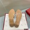 Valentino VLogo Signature Slide Sandals Silver/Crystals 2021