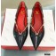 Valentino Chain Detail Ballerina Flats Black 2021