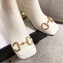 Gucci Leather Knee-high Boot with Horsebit 643889 White 2021