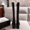 Gucci Leather Knee-high Boot with Horsebit 643889 Black 2021