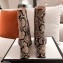 Gucci Leather Ankle Boot with Horsebit 643893 Snake Print 2021