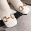 Gucci Leather Ankle Boot with Horsebit 643893 White 2021