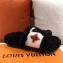 Louis Vuitton Paseo Flat Comfort Mules Shearling Black 2021