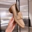 Chanel Quilting Boy Loafers Beige 2021