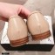 Chanel CC Logo and Chain Loafers Beige 2021
