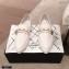 Chanel CC Logo and Chain Loafers White 2021
