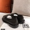 Chanel CC Logo and Quilting Flap Loafers Black 2021