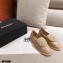 Chanel CC Logo and Quilting Flap Loafers Beige 2021