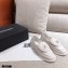 Chanel CC Logo and Quilting Flap Loafers White 2021