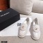 Chanel CC Logo and Quilting Flap Loafers White 2021