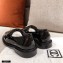 Chanel CC Logo and Quilting Flap Loafers Patent Black 2021