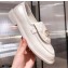 Chanel CC Logo and Quilting Flap Loafers White 2021