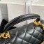 Chanel Small Classic Flap Bag with Top Handle AS2431 Black 2021