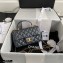 Chanel Small Classic Flap Bag with Top Handle AS2431 Dark Gray 2021
