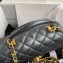 Chanel Small Classic Flap Bag with Top Handle AS2431 Dark Gray 2021