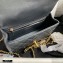 Chanel Small Classic Flap Bag with Top Handle AS2431 Dark Gray 2021