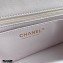 Chanel Small Classic Flap Bag with Top Handle AS2431 White 2021