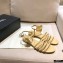 Chanel Lambskin CC Logo Sandals G36958 Beige 2021