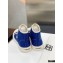 Chanel Vintage Canvas High-top Sneakers Blue 2021