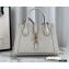 Gucci Jackie 1961 Medium Tote Bag 649016 Leather White 2021