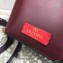 Valentino VLogo Walk Calfskin Bucket Bag Burgundy 2021