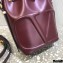 Valentino VLogo Walk Calfskin Bucket Bag Burgundy 2021