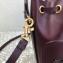 Valentino VLogo Walk Calfskin Bucket Bag Burgundy 2021