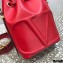 Valentino VLogo Walk Calfskin Bucket Bag Red 2021
