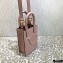 Valentino Mini VLogo Walk Calfskin Tote Bag Nude Pink 2021