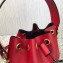 Valentino VLogo Walk Calfskin Bucket Bag Red 2021