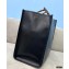 Fendi Leather Sunshine Large Shopper Tote Bag Black 2021