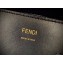Fendi Leather Sunshine Large Shopper Tote Bag Black 2021