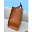 Fendi Leather Sunshine Medium Shopper Tote Bag Brown 2021