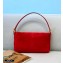 Fendi Vintage Suede Baguette Shoulder Bag Red 2021
